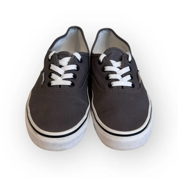 Vans Authentic Unisex Pewter Charcoal Gray Sneakers Size 7.5 Women/6 Men​​ - Picture 2 of 9
